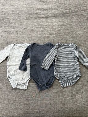BabyGap blue onesie bundle
